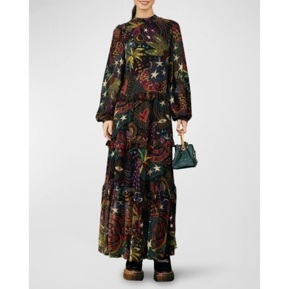 Farm Rio Amazonia Maxi Dress Small - Picture 4 of 11